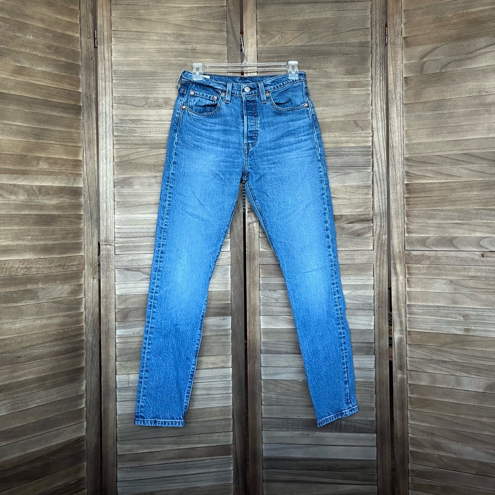 Classic Levi's 501 Button Fly Jeans
